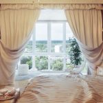 rideaux de chambre avec balcon design photo