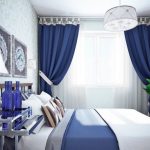 rideaux de chambre avec idées intérieures de balcon