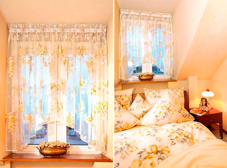 curtains on small windows photo design