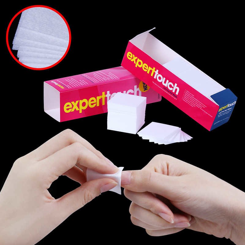 lingettes non pelucheuses pour la conception de vernis gel, photo