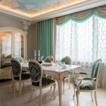 rideaux turquoise design photo