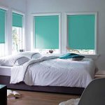 idées de photo de rideaux turquoise