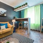 idées de décoration de rideaux turquoise