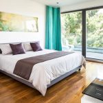 options de photo de rideaux turquoise