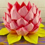 serviette en lotus