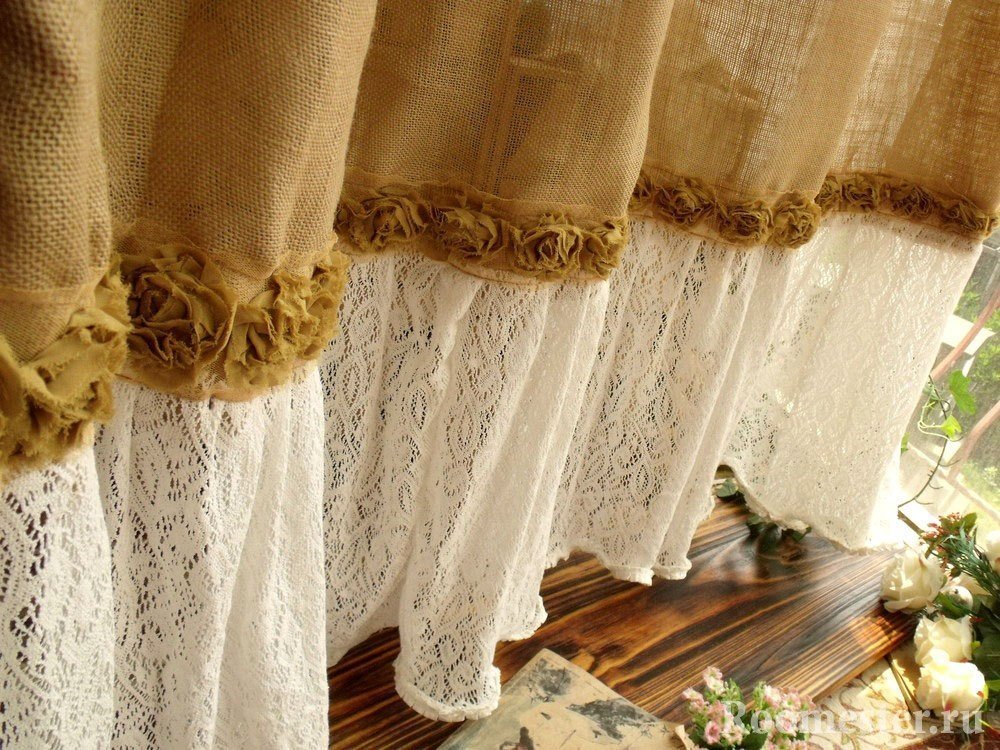 decoración de cortina