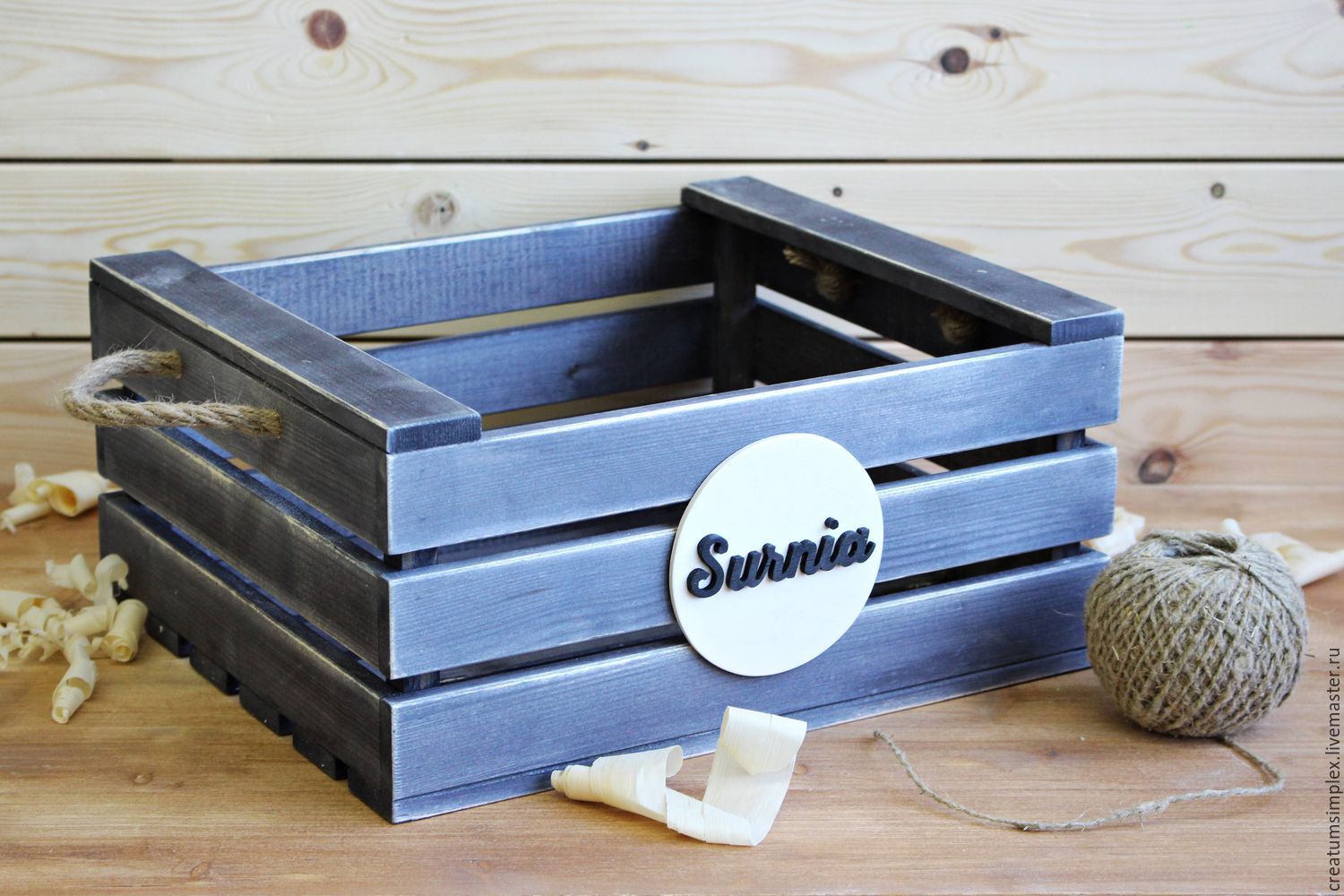boîte en bois décorative