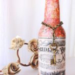 botellas decoupage hazlo tú mismo diseño
