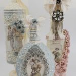 botellas decoupage hágalo usted mismo diseño de la foto