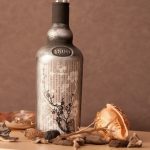Botellas de decoupage DIY diseño de fotos.
