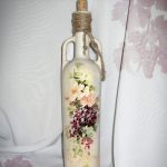 decoupage botellas de vino ideas de diseño