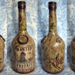 decoupage botellas de vino foto decoracion
