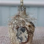 decoupage ideas de botellas de vino