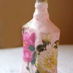 decoupage botellas de vino ideas de decoración