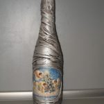 decoupage botellas de vino ideas de diseño