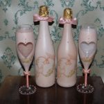decoupage botellas de vino ideas de diseño