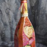botellas de vino decoupage hazlo tú mismo ideas de diseño