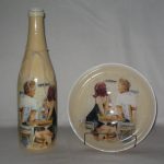 botellas de vino decoupage hazlo tú mismo ideas de diseño