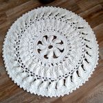 tapis polyester blanc