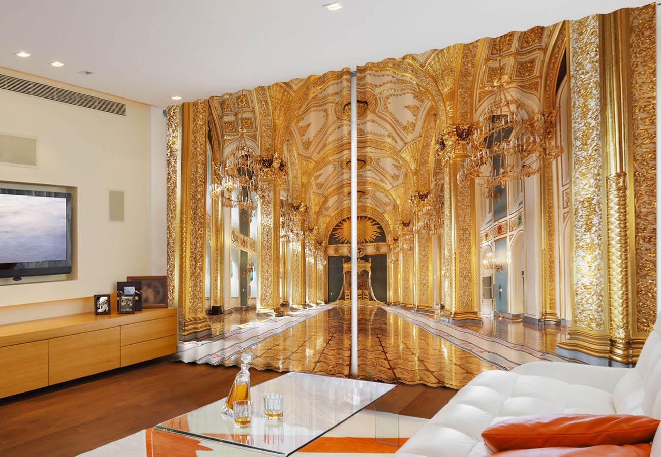 photo rideaux dans le salon