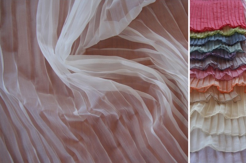 tulle ondulé