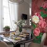 tulle dans la cuisine à l'intérieur