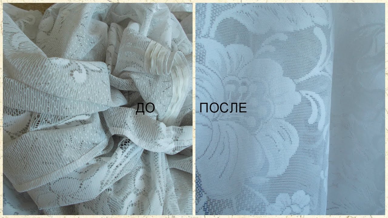 Cách tẩy rèm vải tuyn tại nhà