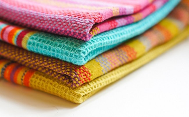 comment laver les idées de photo de serviettes de cuisine
