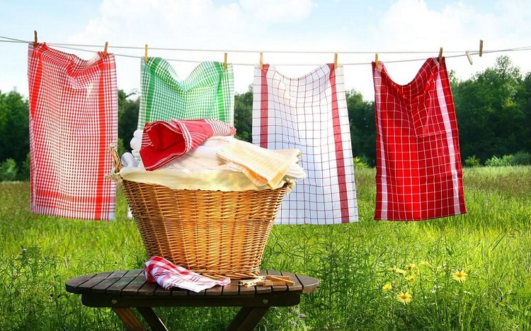 comment laver les idées de photo de serviettes de cuisine
