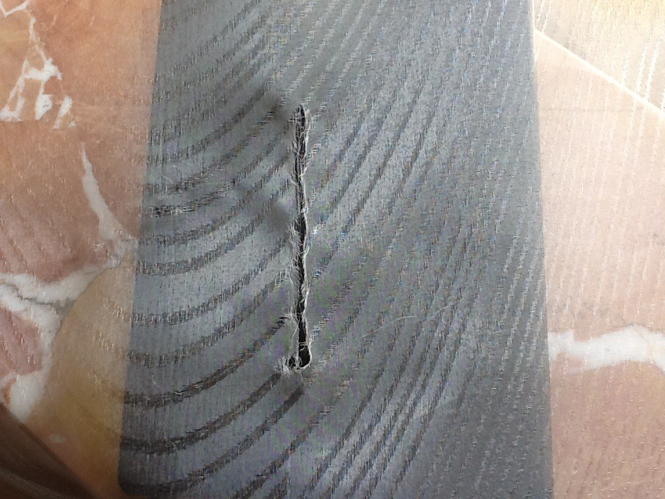 how to sew torn tulle photo