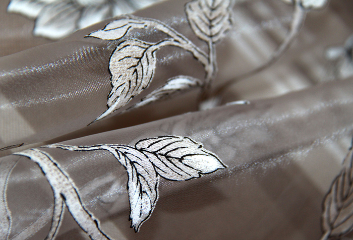 how to sew torn tulle organza