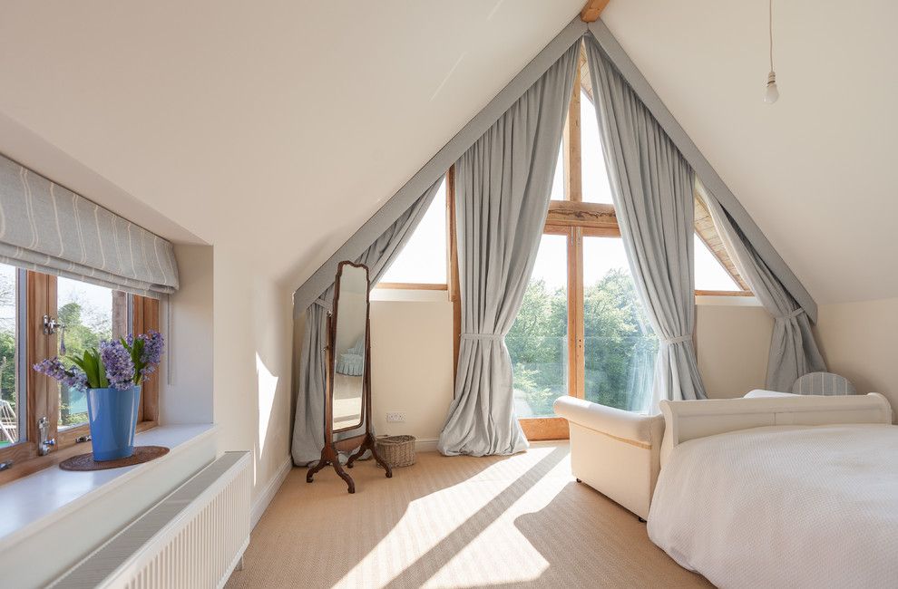 how to sew curtains on a beveled window