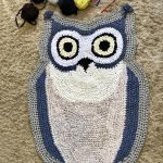 tapis photo hibou design