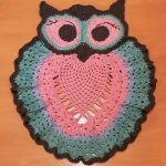 conception des idées hibou de tapis