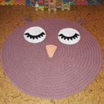 conception des idées hibou de tapis