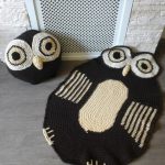 conception des idées hibou de tapis