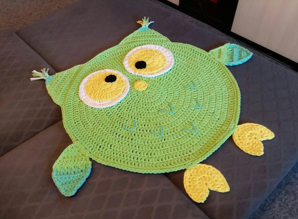 idées de tapis hibou tricoté options