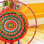 tapis faites-le vous-même à partir de vieilles décorations