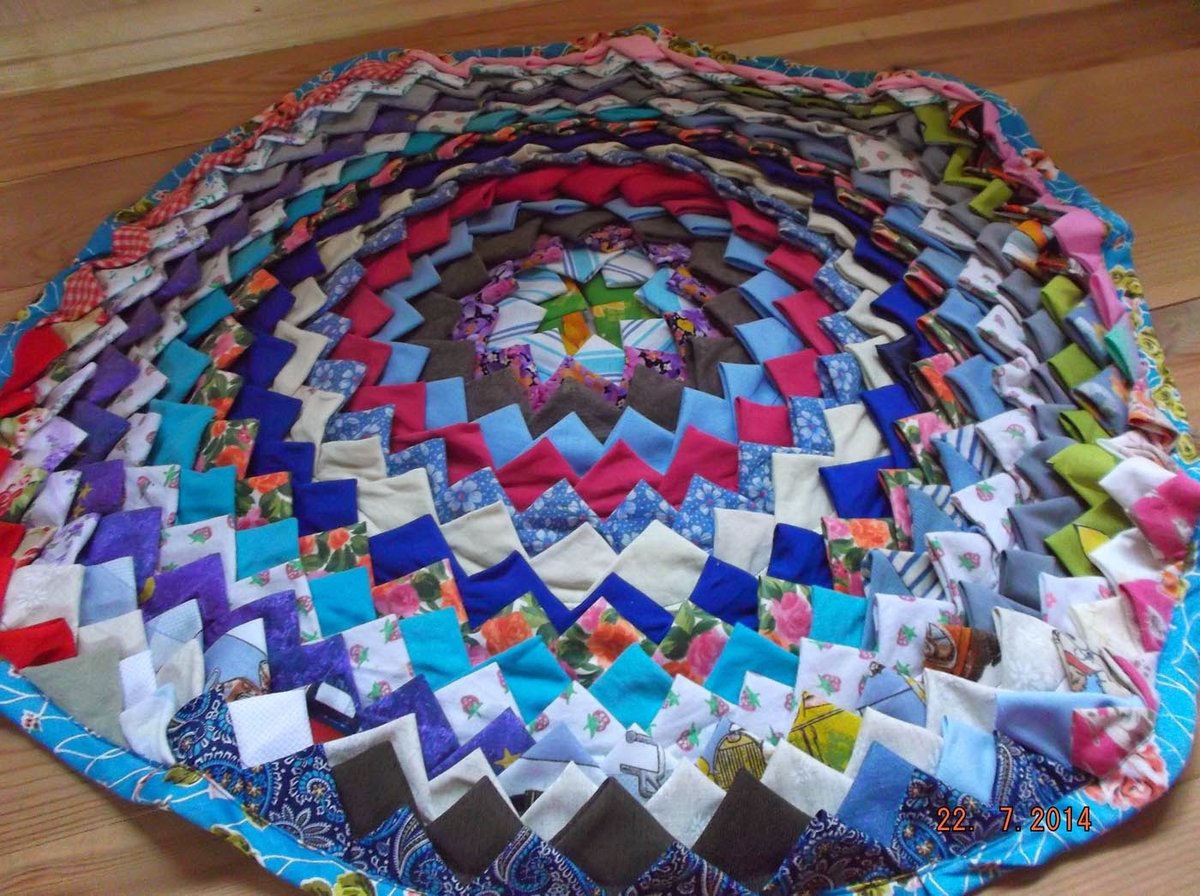 patchwork de vieux tapis