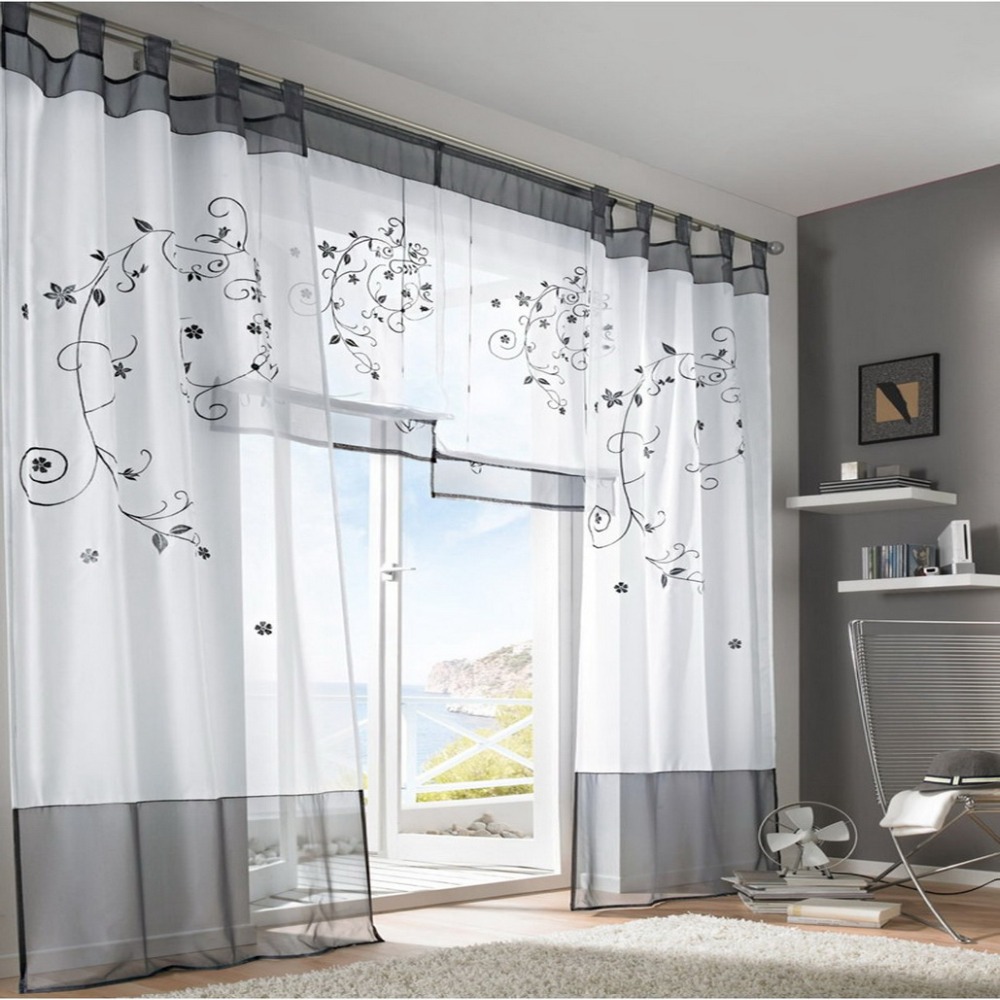 light curtains in the interior