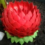 lotus de serviettes faire vous-même