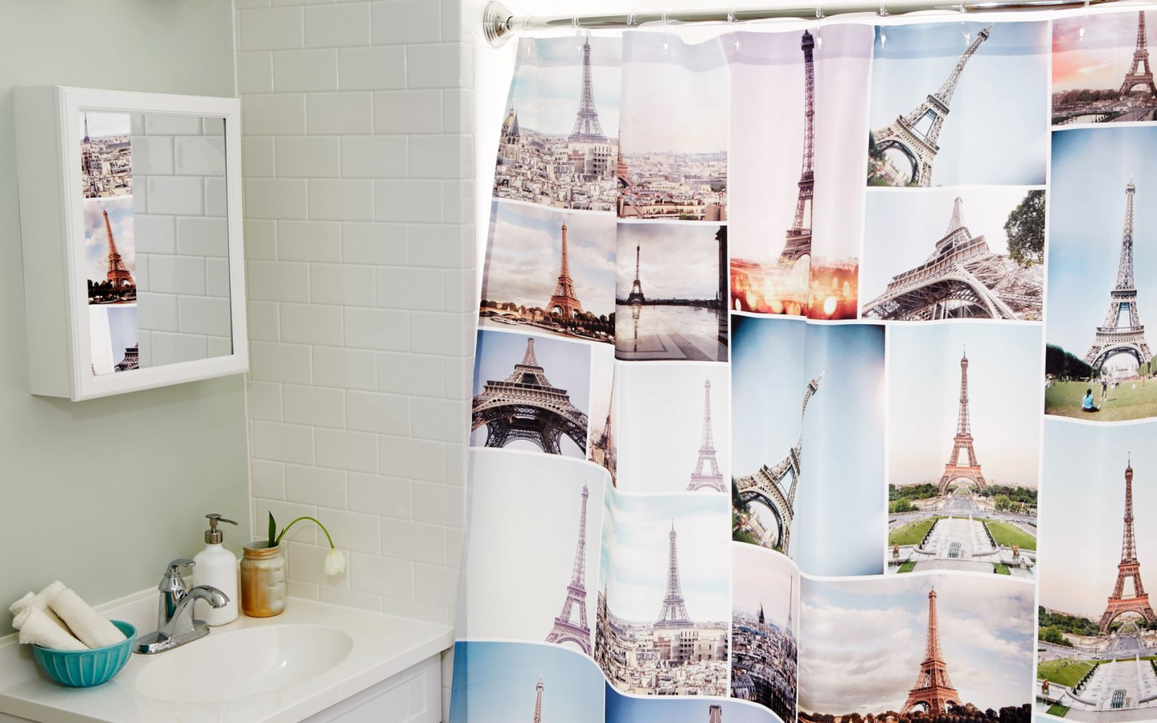 collage de rideaux fantaisie