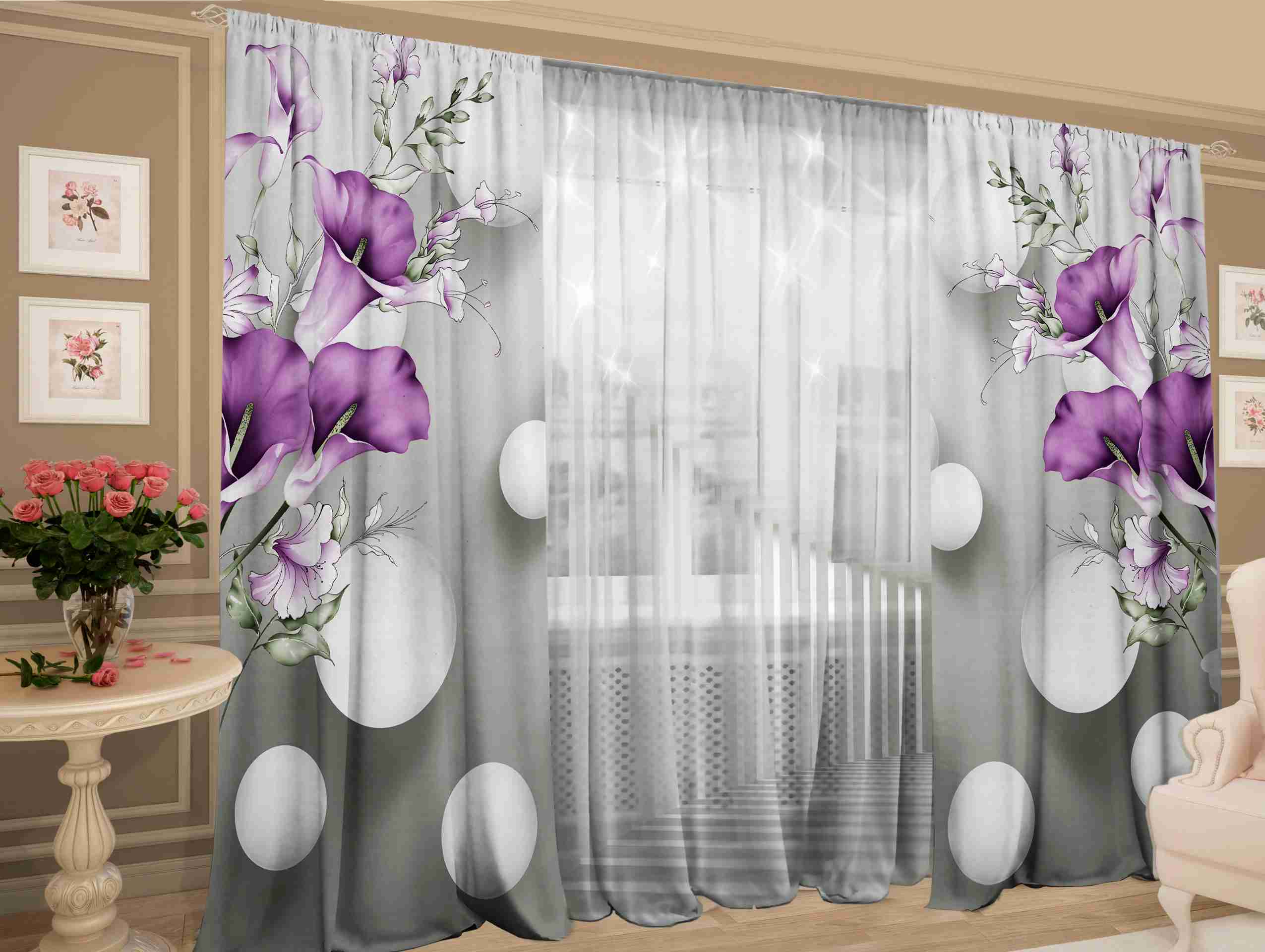 rideaux inhabituels avec impression photo