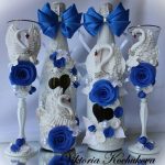 décoration de bouteilles de champagne pour un mariage photo options