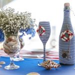 décoration de bouteilles de champagne pour les options de mariage