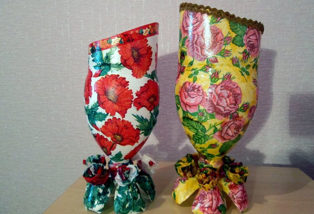 bouteille vase decor