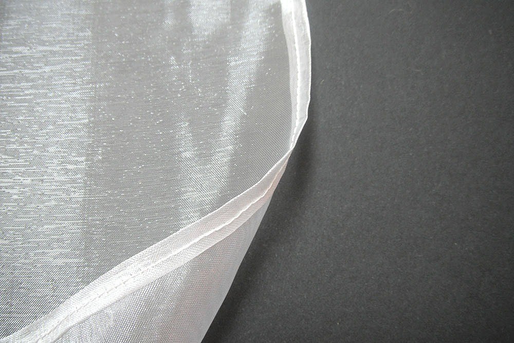 ourlet en tulle