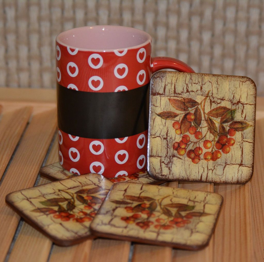 stand για ζεστό κούπα decoupage