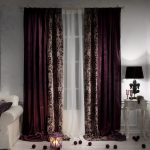 rideaux de velours
