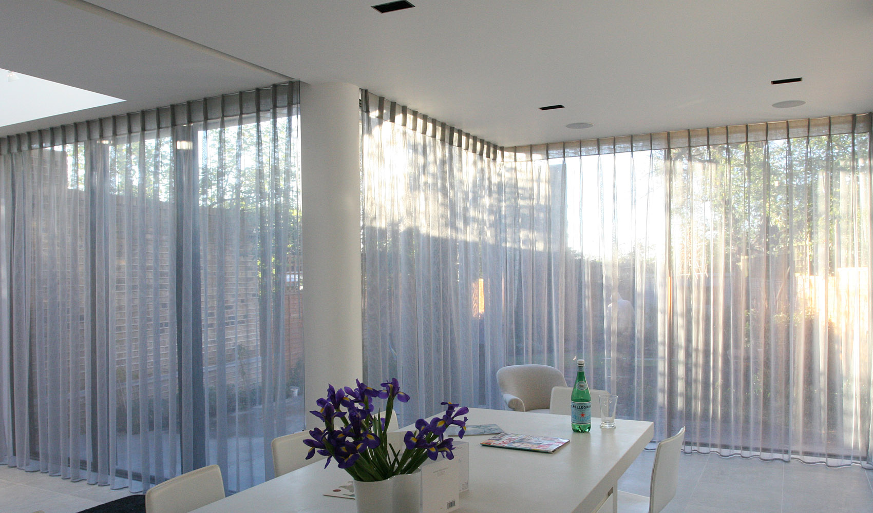 transparent curtains